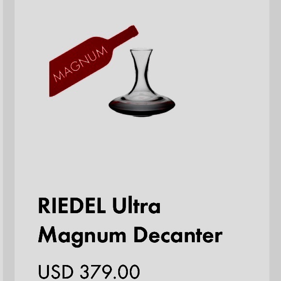 Reidel Like New Wine Decanters - 1 large, 1 small - Picture 2 of 5